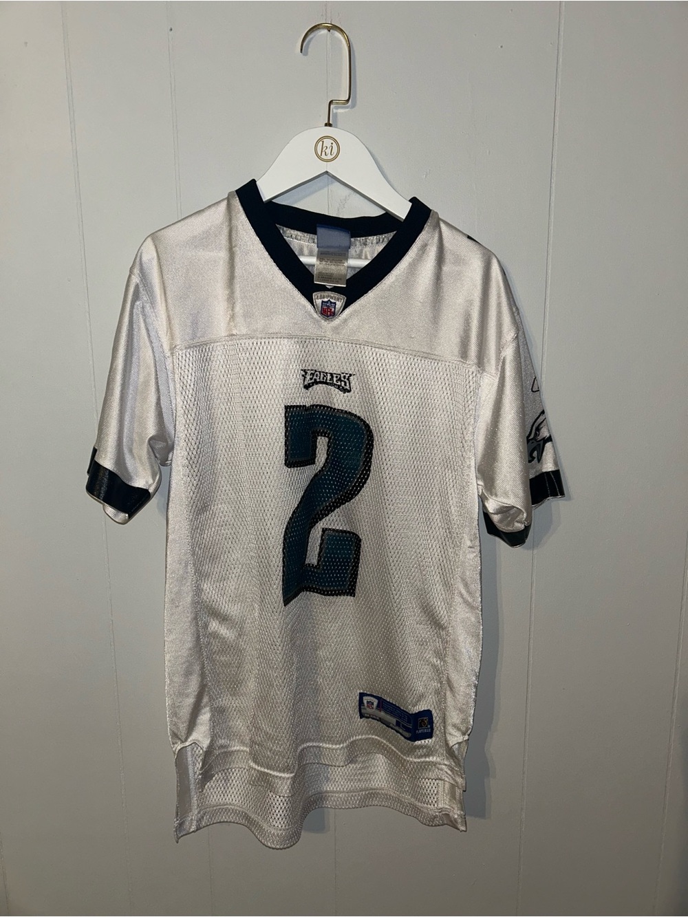 NFL Philadelphia Eagles White & Midnight Green #2 Replica Jersey